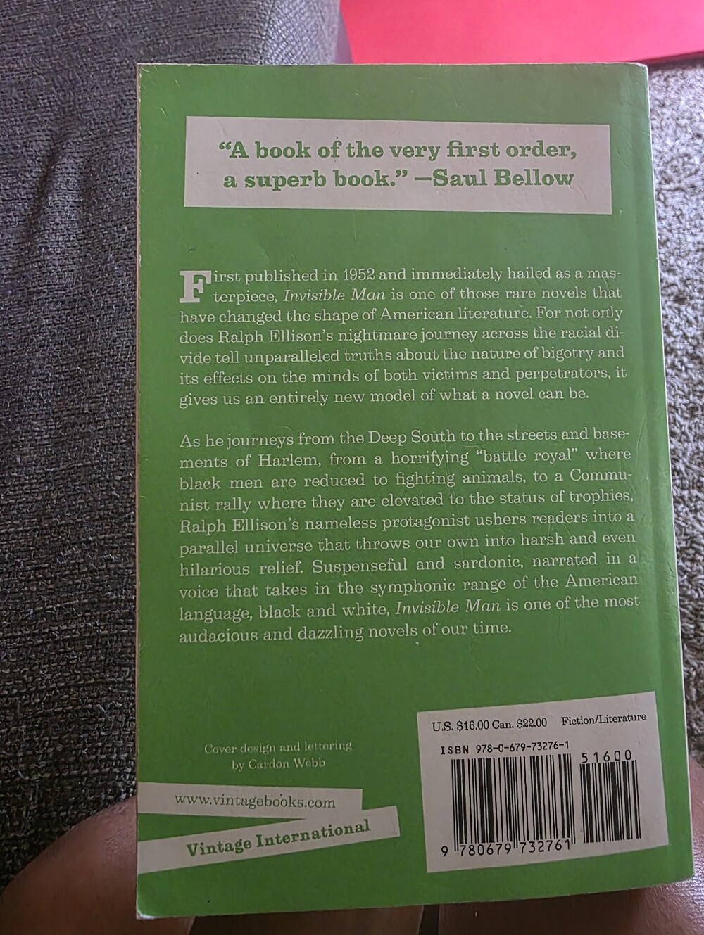 Invisible Man by Ralph Ellison - Picture 2 of 4